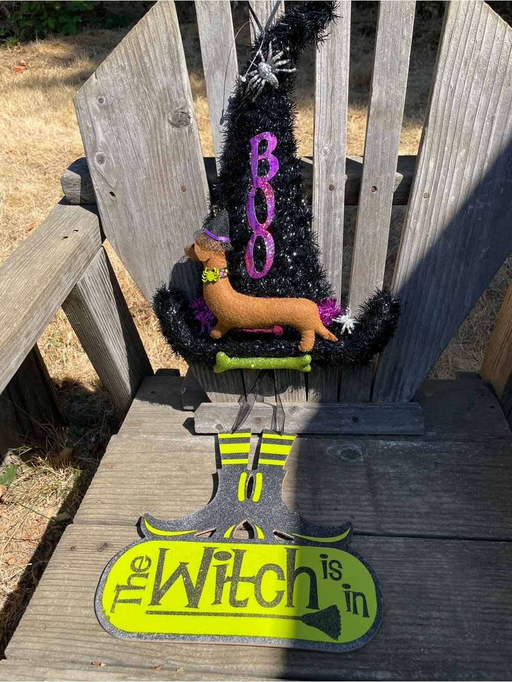 HANDMADE DACHSHUND HALLOWEEN HANGING DECOR